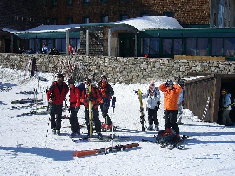 Rudolfshuette.JPG - herrlichen sonnigen morgen von der Rudolfshuette